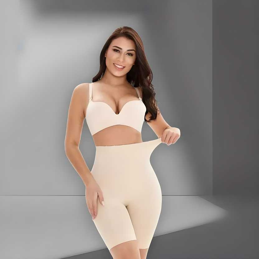 Women's High Waist with Anti Rolling Strips Shapewear