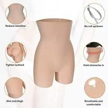 Women's High Waist with Anti Rolling Strips Shapewear