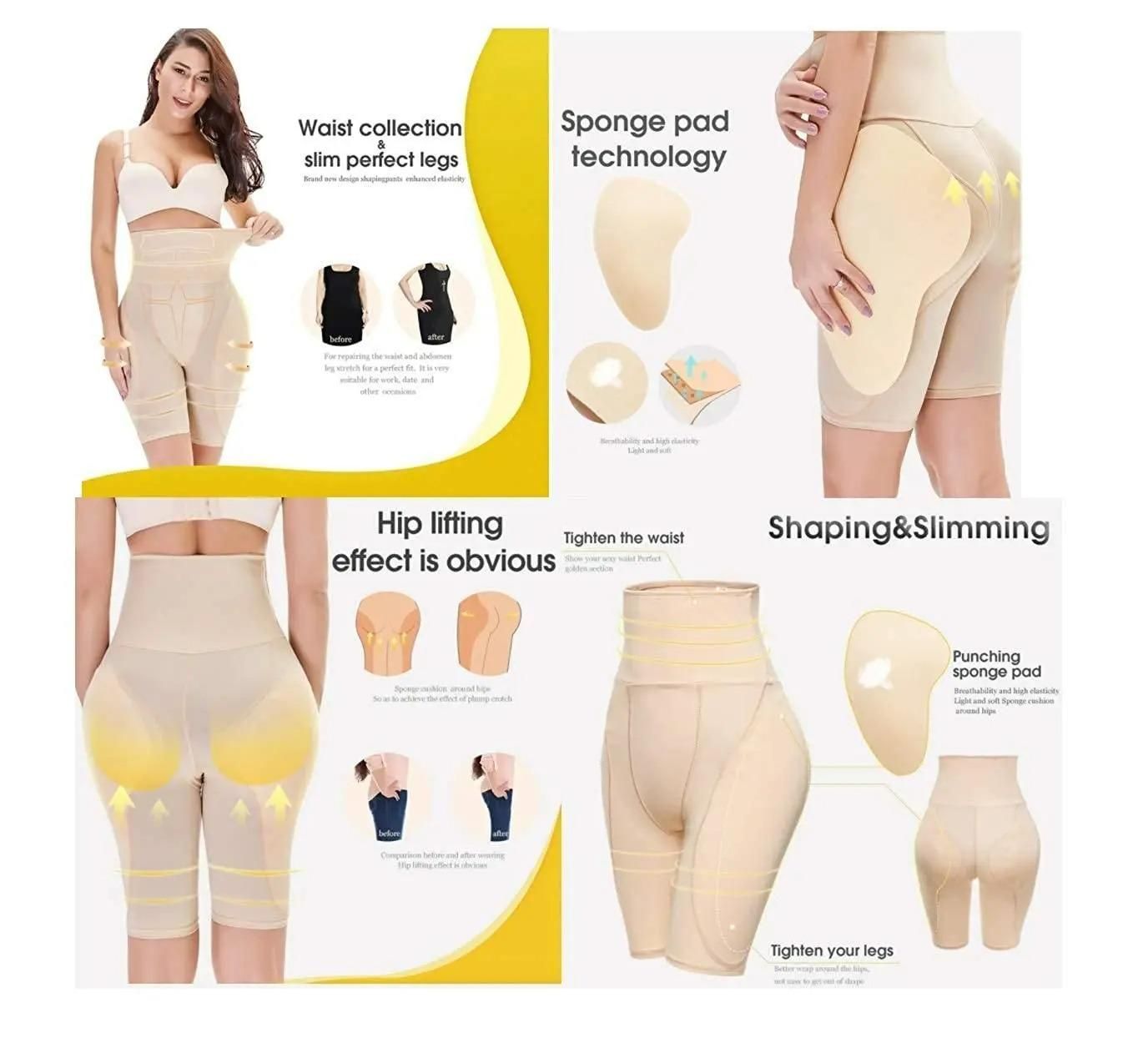 Women's High Waist with Anti Rolling Strips Shapewear