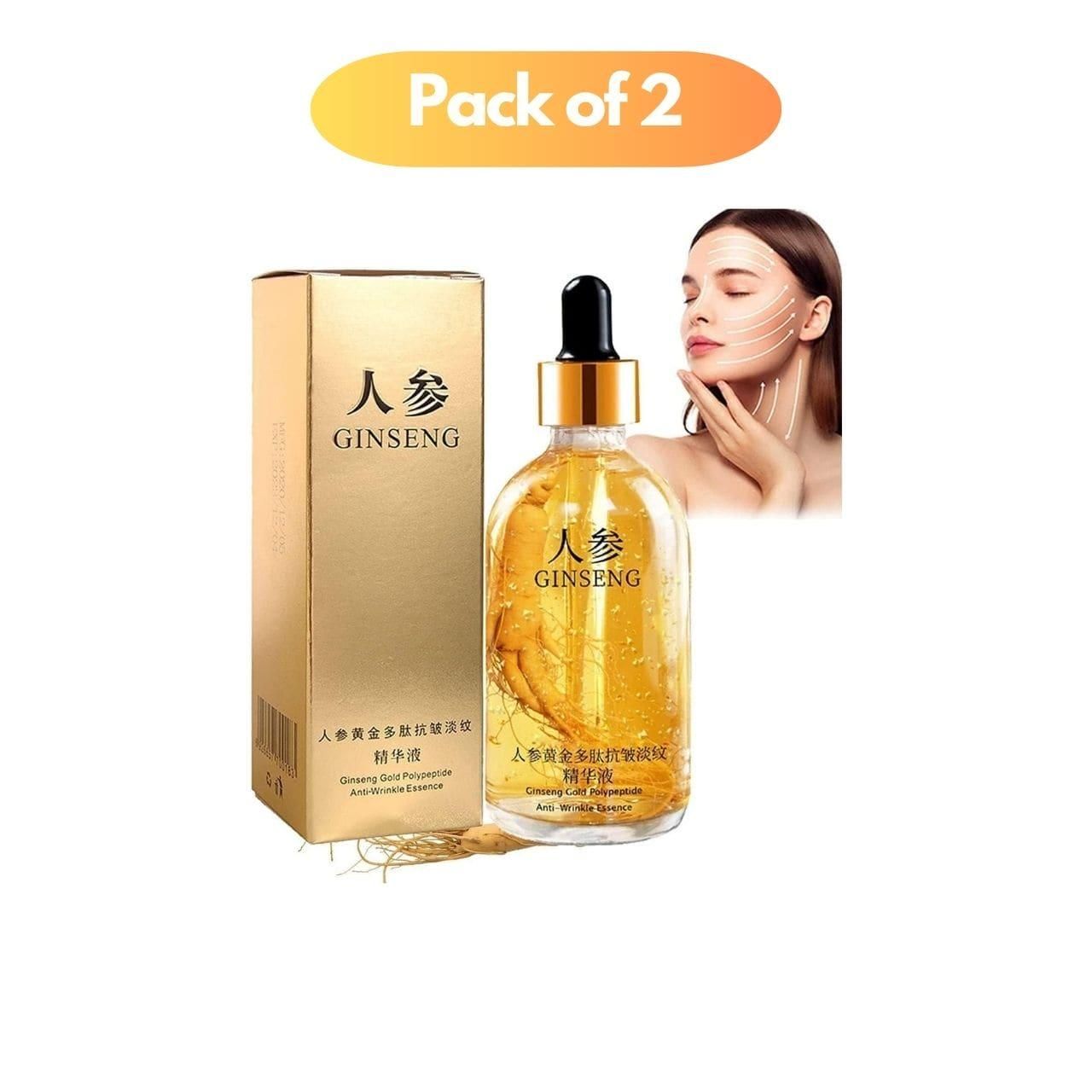 Ginseng Gold Polypeptide Anti-Ageing Serum Pack of 2