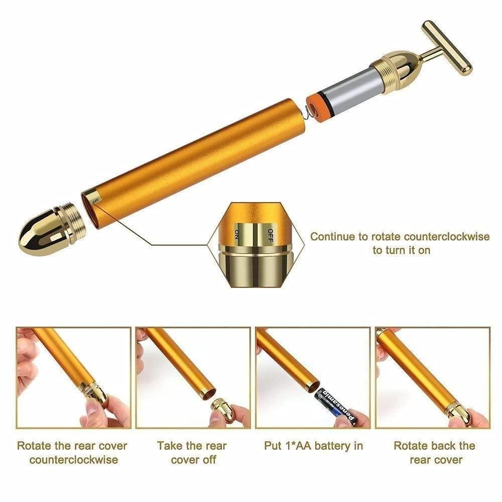 RadiantPulse™ Gold Beauty Bar