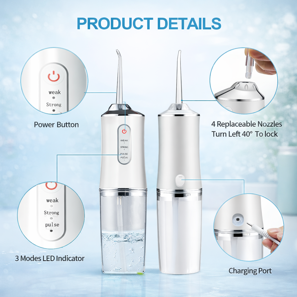 HydraJet Pro™ 3 Modes Rechargeable & IPX7 Waterproof