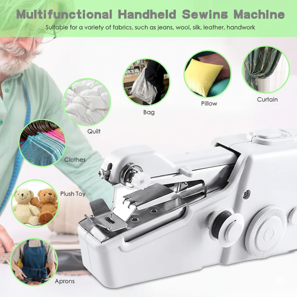StitchGo™ - Handheld Electric Sewing Machine