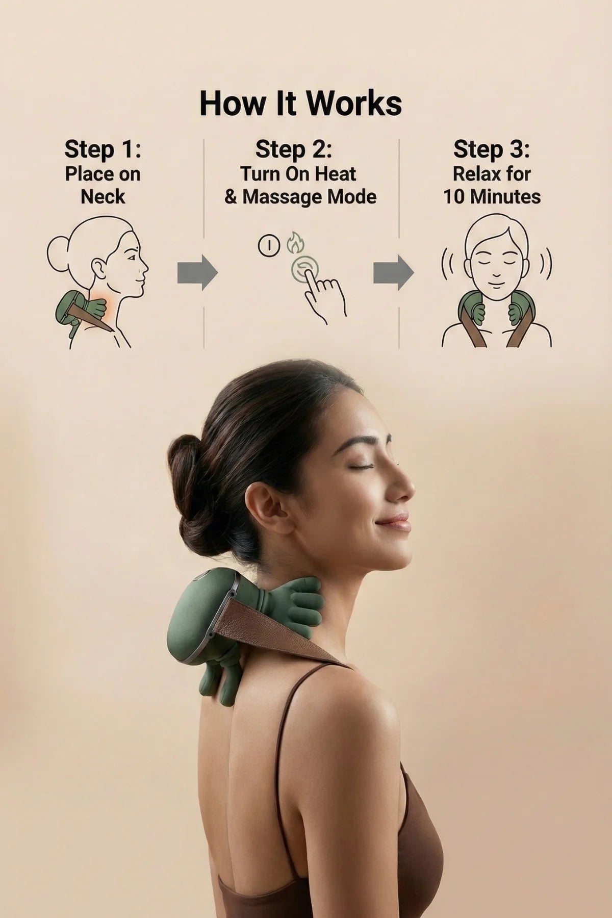SYNKORA™ Bionic Relief Device (INTRODUCTORY PRICE) - Simulated Human Hand Design for Pain Relief and Muscle Relaxation